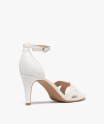 SANDALE TALON FEC CEPUX BLANC S